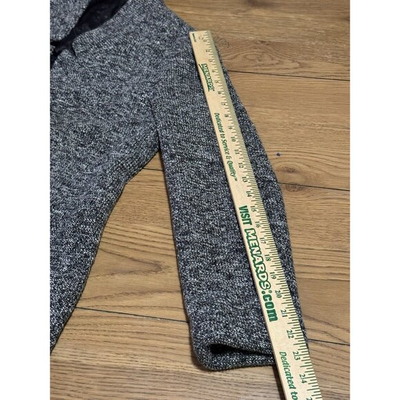 Soft Surroundings St. James Blazer Jacket Open Front Tweed Pockets Size Large - Picture 10 of 14